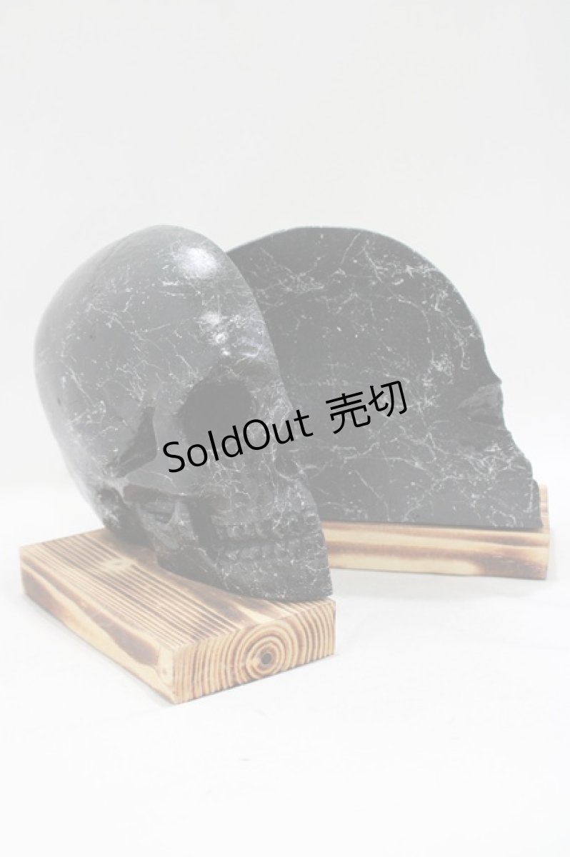 画像2: 【SALE】THE BLACKENED TEETH / Skull Bookends   H-25-04-01-053-PU-ZA-KB-ZT-W004 (2)
