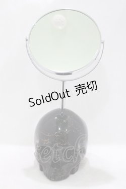 画像1: THE BLACKENED TEETH / Skull Vanity Mirror   H-25-04-01-055-PU-ZA-KB-ZH