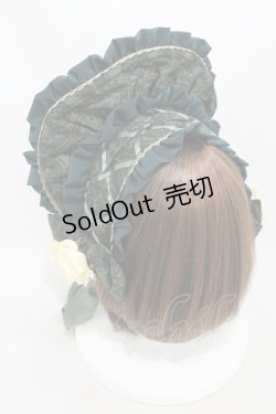 画像2: metamorphose / Dim lightハーフボンネット  グリーン H-25-04-01-1003-ME-AC-NS-ZH