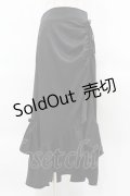 DearMyLoveRose / ドロストアシメフリルマーメイトスカート 3L ブラック H-25-04-01-1039-EL-SK-NS-ZH