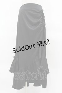 DearMyLoveRose / ドロストアシメフリルマーメイトスカート 3L ブラック H-25-04-01-1039-EL-SK-NS-ZH
