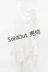 DearMyLoveRose / ドロストアシメフリルマーメイトスカート 3L アイボリー H-25-04-01-1040-EL-SK-NS-ZH