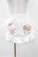 画像1: axes femme kawaii / mikkoコラボ刺繍エプロン Free オフ H-25-04-01-1041-AX-SK-NS-ZH (1)