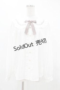 画像1: Amavel / Secret Animalフリルブラウス Free オフ H-25-04-01-1047-CA-BL-NS-ZH