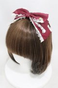 Amavel / ClassiqueDollyRibbonスリーピン  ボルドー H-25-04-01-1005-CA-AC-NS-ZH