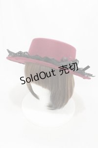 axes femme / 巻きバラレースカンカン帽  ワイン H-25-04-01-1007-AX-AC-NS-ZH
