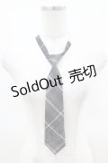 DearMyLove / アソートチェック柄ネクタイ  グレー H-25-04-01-1010-EL-ZA-NS-ZH