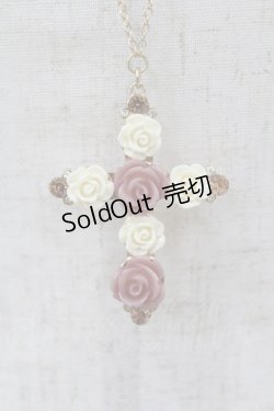 画像1: axes femme / ローズロザリオネックレス  ゴールド H-25-04-01-1011-AX-AC-NS-ZH