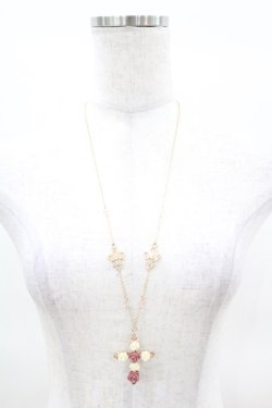 画像2: axes femme / ローズロザリオネックレス  ゴールド H-25-04-01-1011-AX-AC-NS-ZH