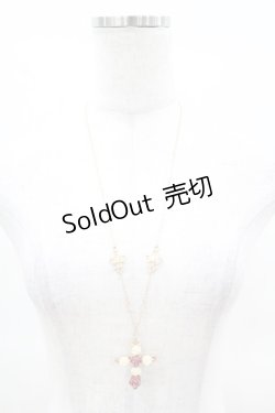画像2: axes femme / ローズロザリオネックレス  ゴールド H-25-04-01-1011-AX-AC-NS-ZH