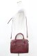 画像1: Maison de FLEUR / モノグラムポケットボストンショルダーバッグ  ワイン H-25-04-01-1014-LO-BG-NS-ZH (1)