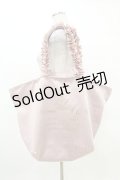 Maison de FLEUR / サテンフリルハンドルキャリーオンバッグ  ピンク H-25-04-01-1015-LO-BG-NS-ZH