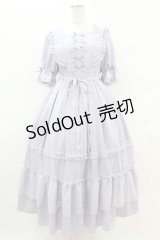 axes femme kawaii / プチリボンワンピース M ラベンダー H-25-04-01-1017-AX-OP-NS-ZH