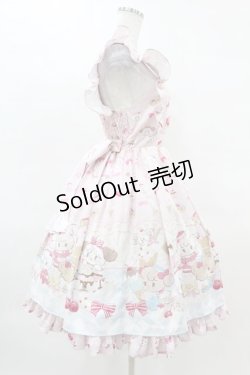 画像3: axes femme kawaii / ダイナーカフェジャンパースカート M ピンク H-25-04-01-1018-AX-OP-NS-ZH