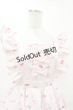 画像4: axes femme kawaii / ダイナーカフェジャンパースカート M ピンク H-25-04-01-1018-AX-OP-NS-ZH