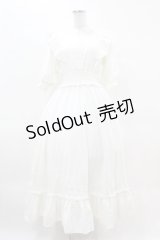 Amavel / Feminine Bouquet ロングワンピース Free オフ H-25-04-01-1020-CA-OP-NS-ZH
