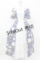 axes femme kawaii / 10thアニバーサリーワンピース M ネイビー H-25-04-01-1022-AX-OP-NS-ZH
