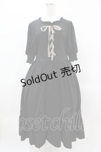 m petit by misako / AMレースアップワンピース LL ブラック H-25-04-01-1024-LO-OP-NS-ZH