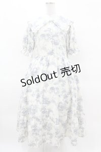 m petit by misako / トワルドジュイOPハンソデ LL オフ/サックス H-25-04-01-1025-LO-OP-NS-ZH
