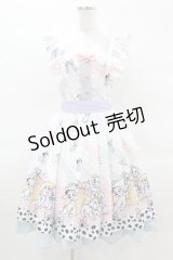axes femme kawaii / 101匹わんちゃん/ワンピース M オフ H-25-04-01-1031-AX-OP-NS-ZH