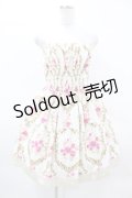 JESUS DIAMANTE / スモッキングベアワンピース 40 新オーナメント柄ローズローズ H-25-04-01-1035-JE-OP-NS-ZH