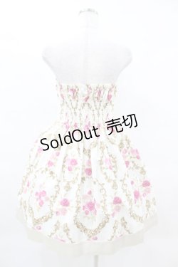画像2: JESUS DIAMANTE / スモッキングベアワンピース 40 新オーナメント柄ローズローズ H-25-04-01-1035-JE-OP-NS-ZH