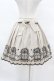 画像2: axes femme / 窓柄刺繍入りミドルスカート M ベージュ H-25-04-01-1037-AX-SK-NS-ZH (2)