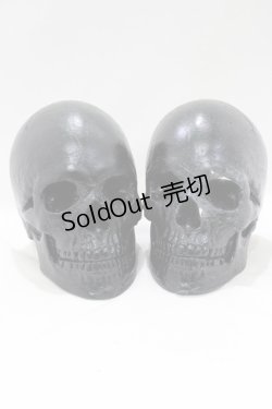 画像2: THE BLACKENED TEETH / Full Skull Bookends   H-25-04-01-060-PU-ZA-KB-ZH