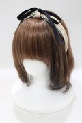 MorunxMuunaStoik / Rose garlandカチューシャ  黒 H-25-04-01-064-EL-AC-KB-ZH