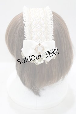 画像2: Triple fortune / 刺繍ヘッドドレス  アイボリー H-25-04-01-065-EL-AC-KB-ZH