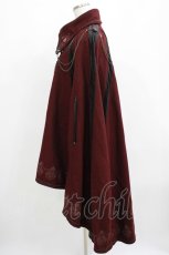 画像2: Ozz oneste / 刺繍ケープ  ボルドー H-25-04-01-014-OO-JA-KB-ZT236 (2)