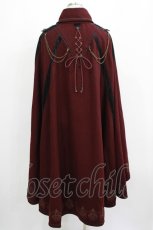 画像3: Ozz oneste / 刺繍ケープ  ボルドー H-25-04-01-014-OO-JA-KB-ZT236 (3)