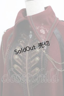 画像4: Ozz oneste / 刺繍ケープ  ボルドー H-25-04-01-014-OO-JA-KB-ZT236