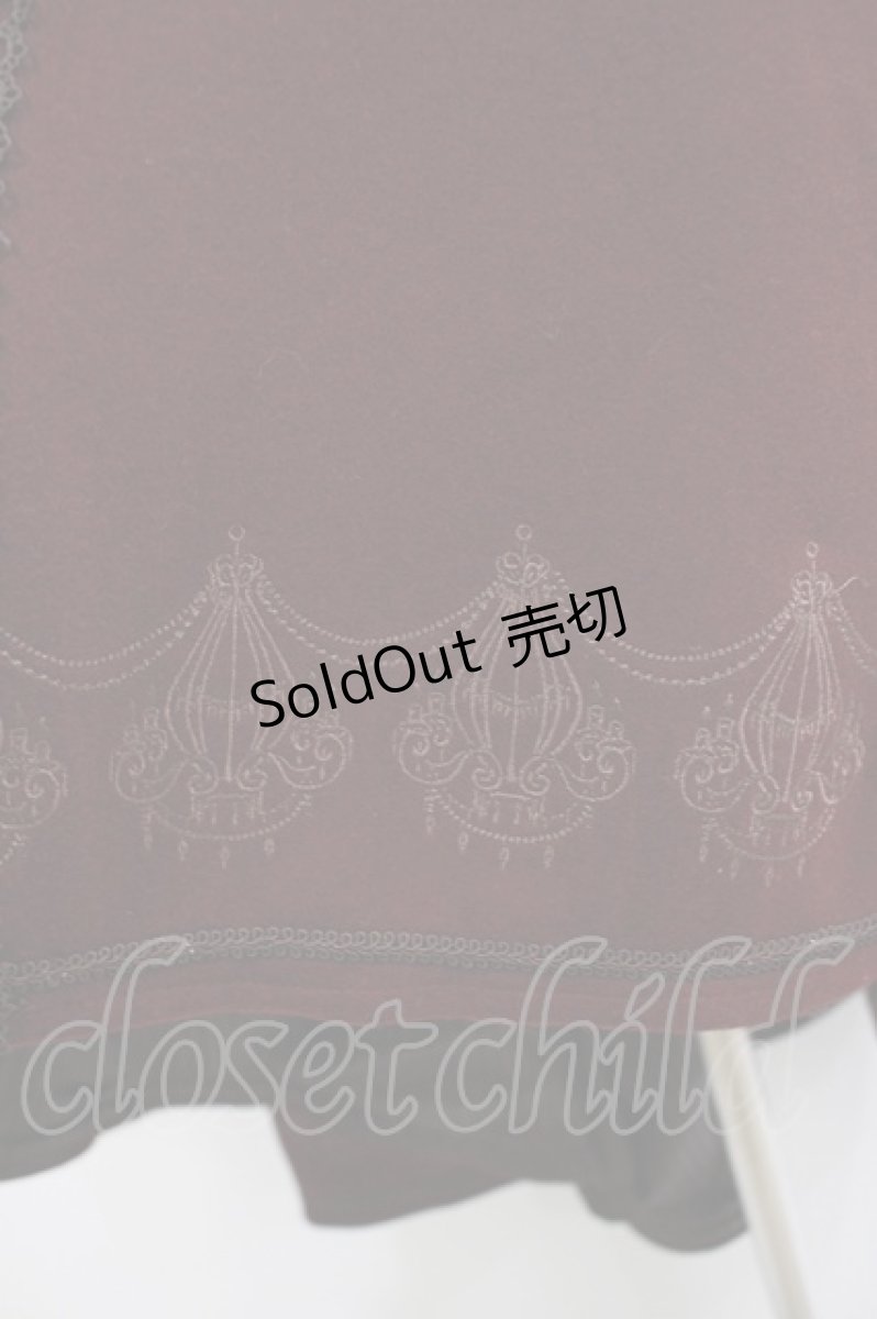 画像5: Ozz oneste / 刺繍ケープ  ボルドー H-25-04-01-014-OO-JA-KB-ZT236 (5)