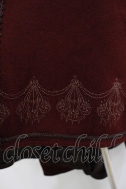 画像5: Ozz oneste / 刺繍ケープ  ボルドー H-25-04-01-014-OO-JA-KB-ZT236