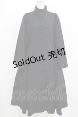 Sheglit / "Sacred"ロングケープコート  黒 H-25-04-01-003-EL-CO-KB-ZH