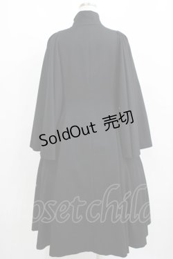 画像3: Sheglit / "Sacred"ロングケープコート  黒 H-25-04-01-003-EL-CO-KB-ZH