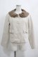 画像1: m petit by misako / ファー襟ショートコート M オフ H-25-04-02-032-LO-CO-NS-ZH (1)