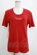 PINK HOUSE / ロゴTシャツ L レッド H-25-04-02-041-LO-TS-NS-ZH