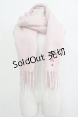 m petit by misako / NINA'Sコラボマフラー  ピンク H-25-04-02-043-LO-ZA-NS-ZT308