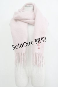 m petit by misako / NINA'Sコラボマフラー  ピンク H-25-04-02-043-LO-ZA-NS-ZT308