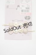 m petit by misako / AM2P PLフラワーピン  ゴールド H-25-04-02-055-LO-AC-NS-ZH