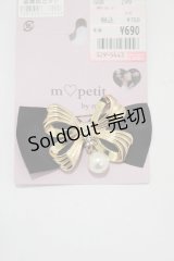 m petit by misako / AMPLリボンブローチ  ブラック H-25-04-02-056-LO-AC-NS-ZH