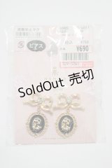 m petit by misako / AM*NIリボンピアス  ゴールド H-25-04-02-057-LO-AC-NS-ZH