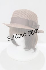 m petit by misako / AMブレードカンカン帽  ブラウン H-25-04-02-060-LO-AC-NS-ZH