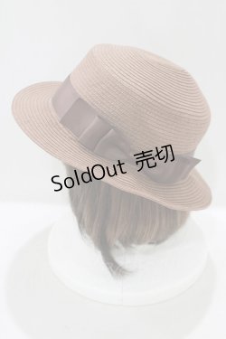 画像2: m petit by misako / AMブレードカンカン帽  ブラウン H-25-04-02-060-LO-AC-NS-ZH