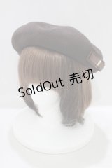 m petit by misako / NINA's AMカメオベレー  ブラウン H-25-04-02-061-LO-AC-NS-ZH