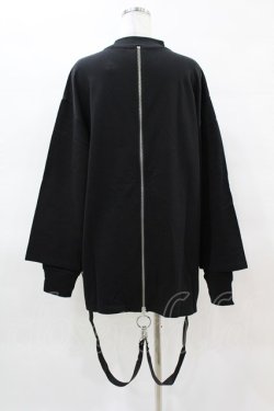 画像2: KILL STAR / FLAYER SWEAT SHIRT XS ブラック H-25-04-02-1051-SL-TO-KB-ZH