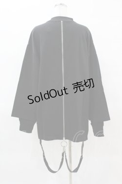 画像2: KILL STAR / FLAYER SWEAT SHIRT XS ブラック H-25-04-02-1051-SL-TO-KB-ZH