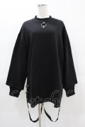 KILL STAR / FLAYER SWEAT SHIRT XS ブラック H-25-04-02-1053-SL-TO-KB-ZH
